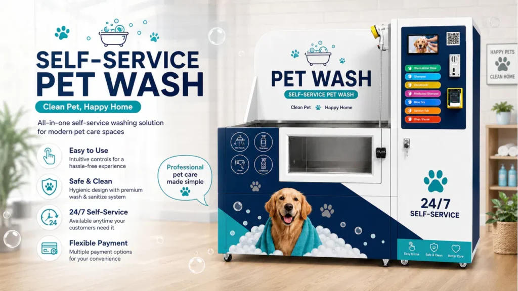 All-in-One Self-Service Pet Wash Machine