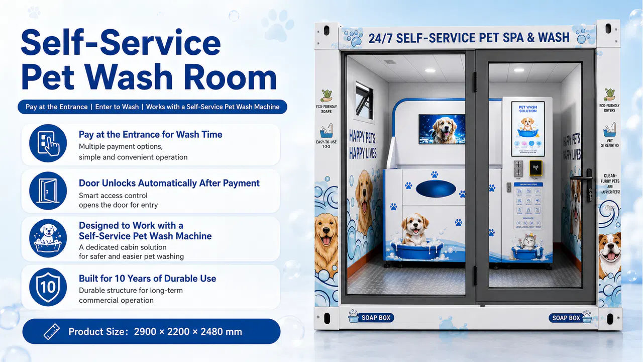 Self-Service Pet Wash Room product overview