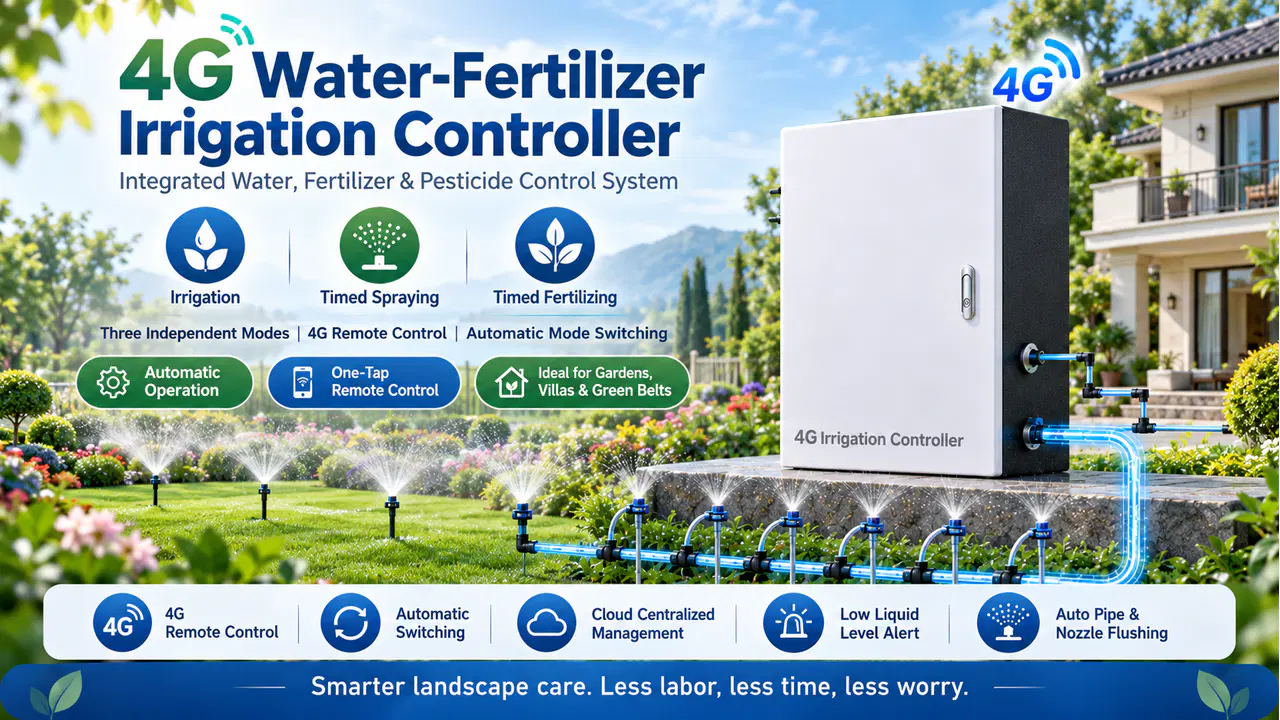 4G Water-Fertilizer Irrigation Controller product overview
