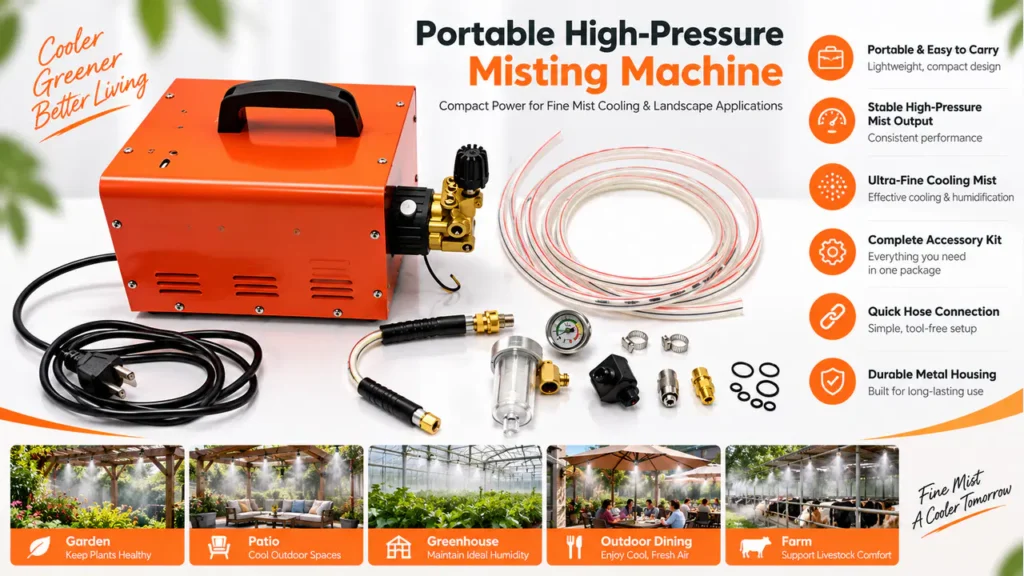 Portable High-Pressure Misting Machine