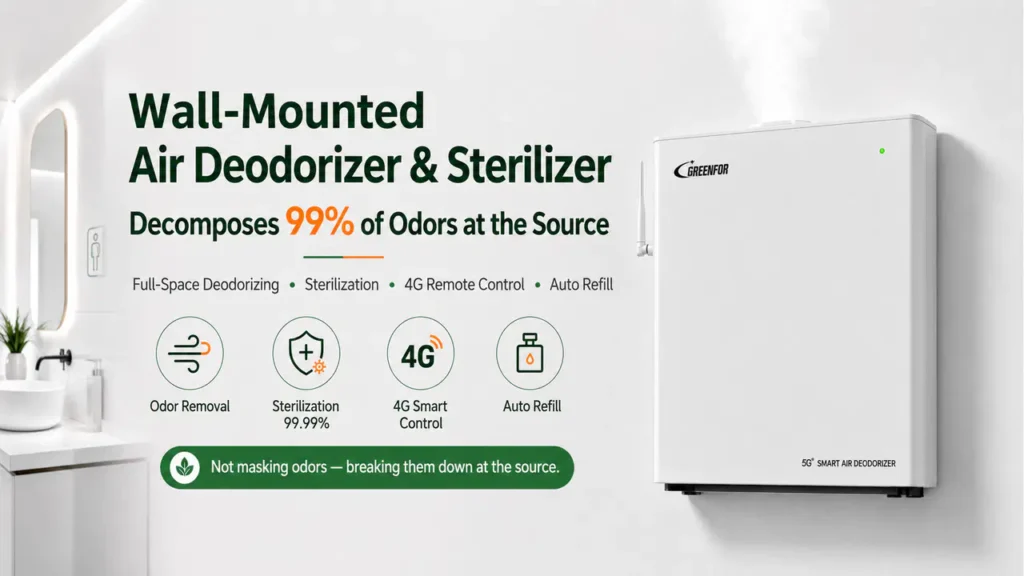 Wall-Mounted Air Deodorizer and Sterilizer