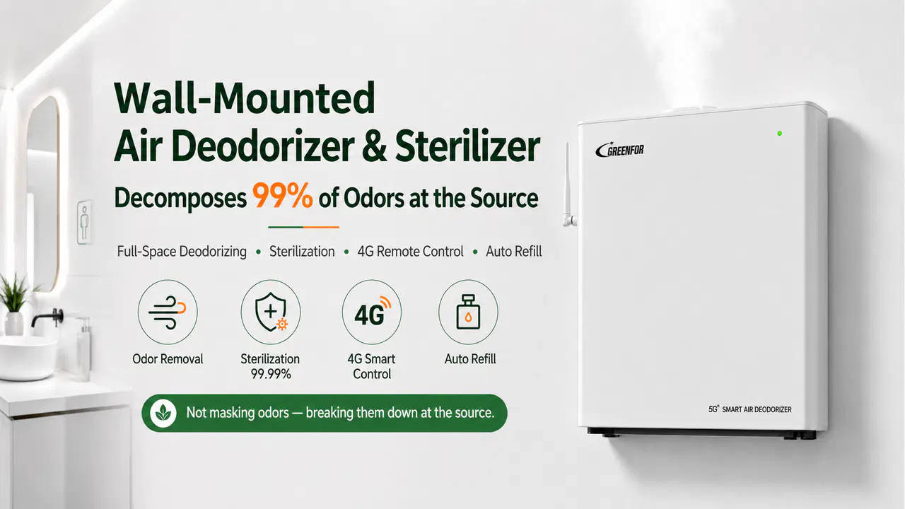 Wall-Mounted Air Deodorizer and Sterilizer product overview