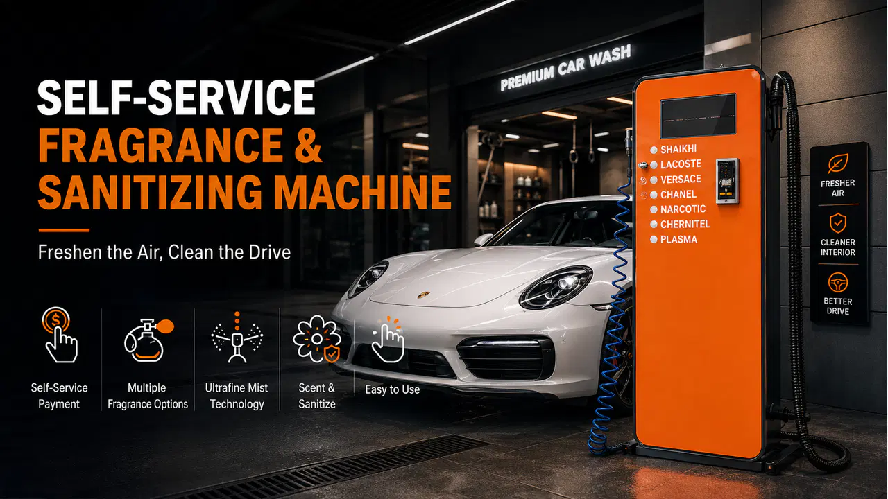 Self-Service Car Fragrance and Sanitizing Machine product overview