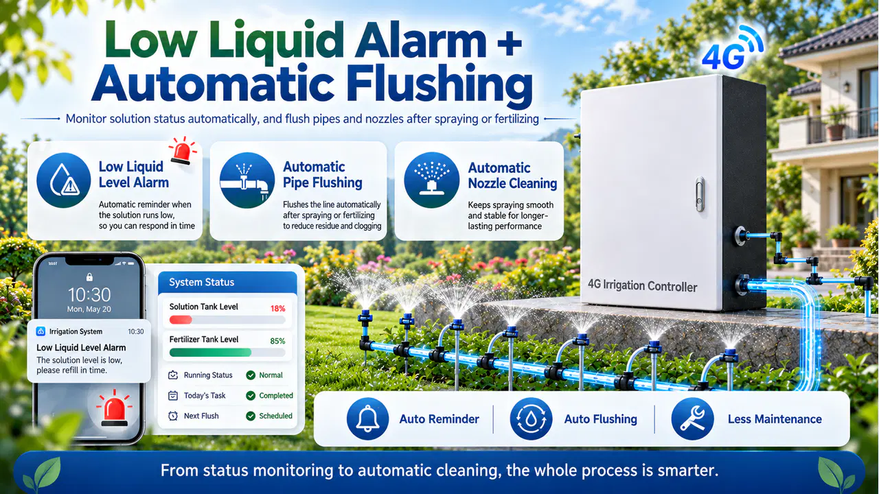 Dual-tank proportional dosing cabinet for irrigation and fertigation workflow
