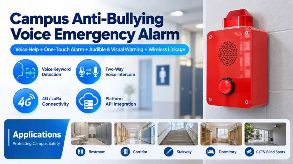 Campus Anti-Bullying Voice Emergency Alarm