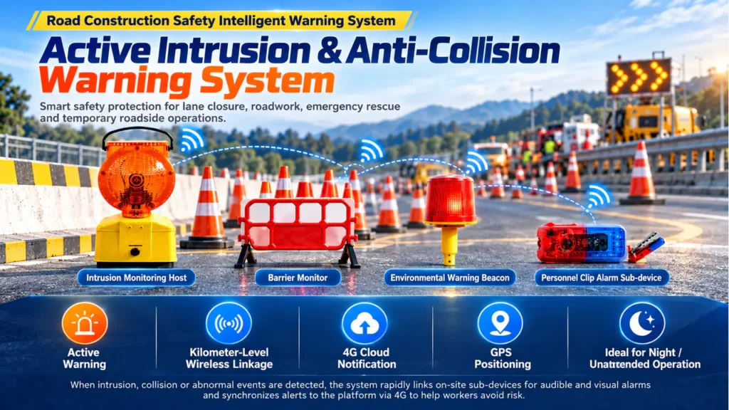 Road Construction Active Warning System